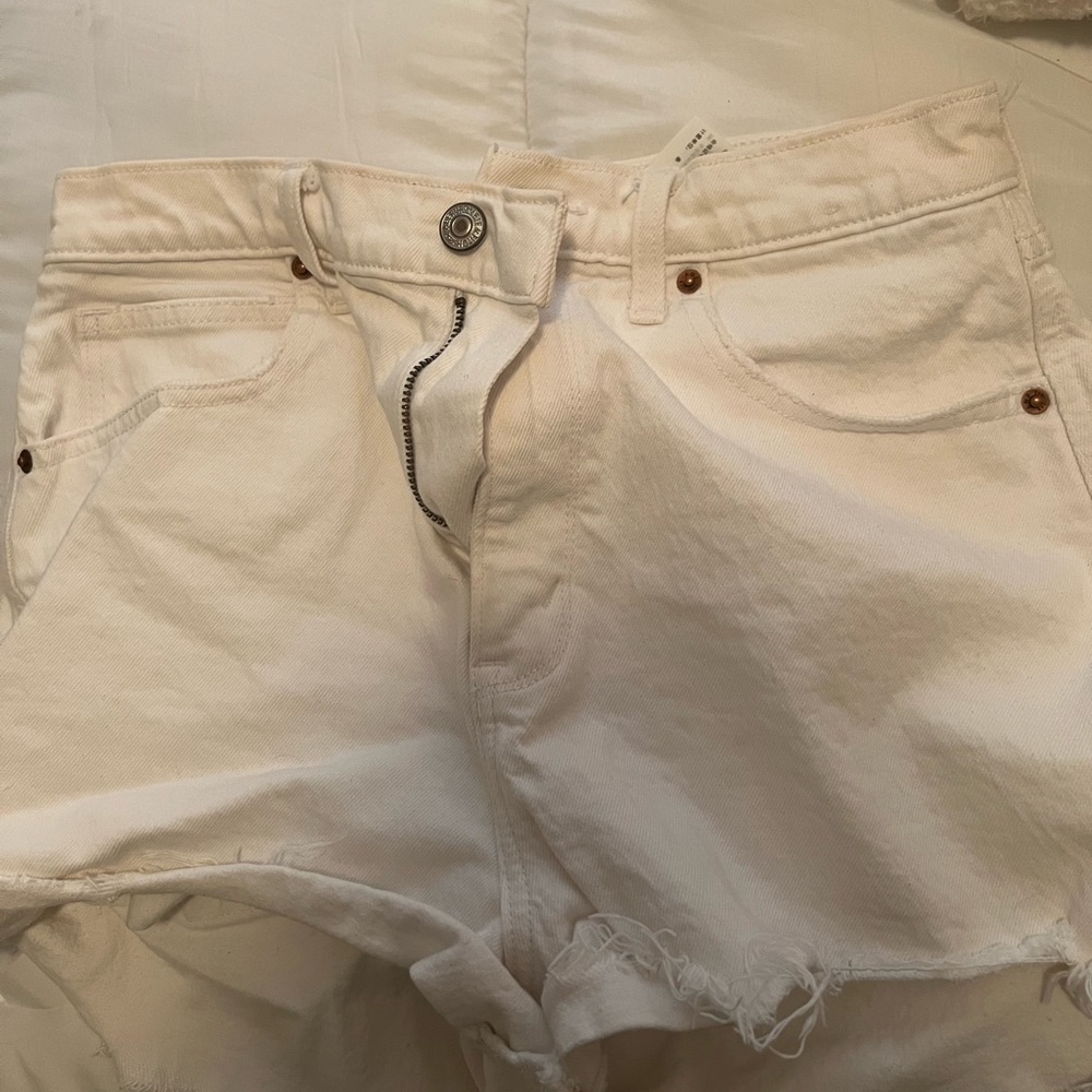 Abercrombie ultra high rise shorts